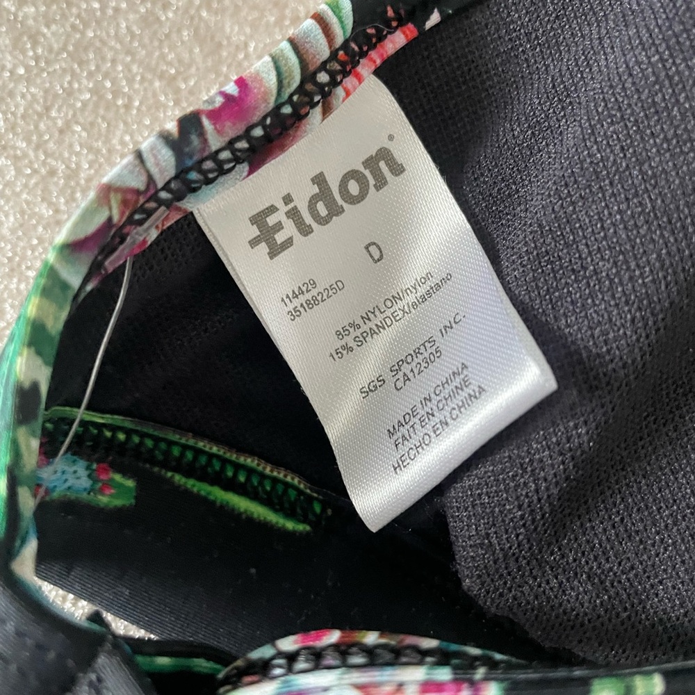 Eidon String Triangle Bikini Madison Floral Print Top D Cup - Picture 5 of 8